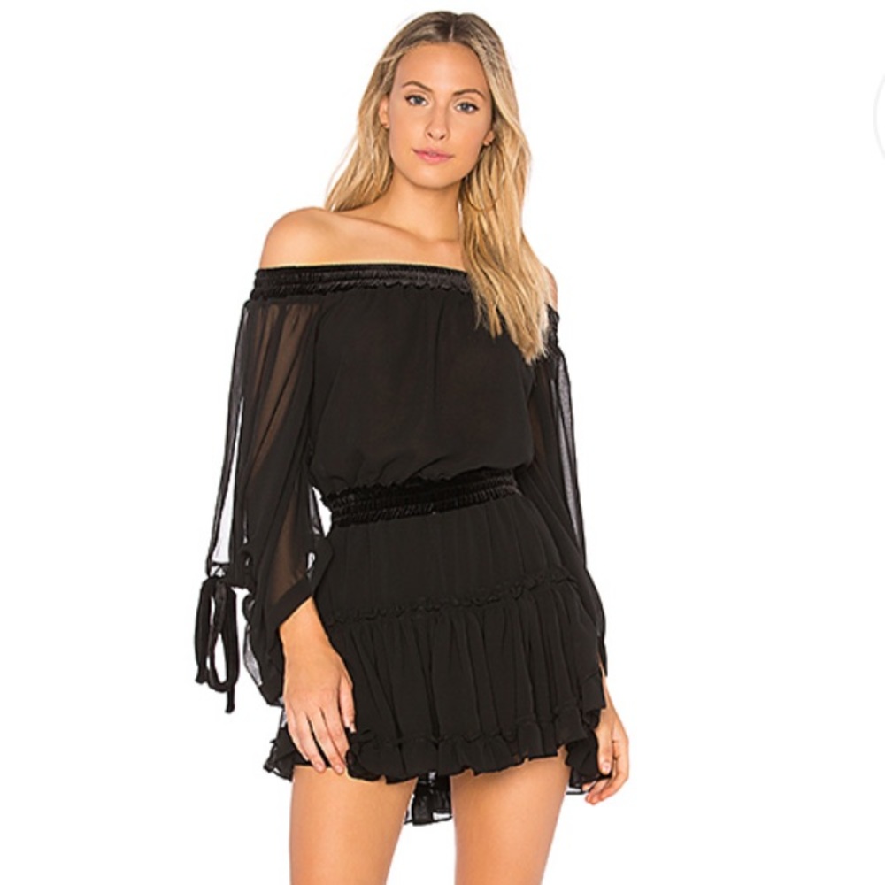 MISA Los Angeles Monique Off the Shoulder Dress